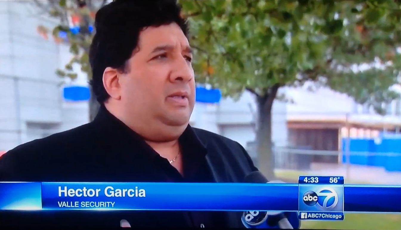 Hector Garcia founder of Valle Services on ABC7 Chicago News